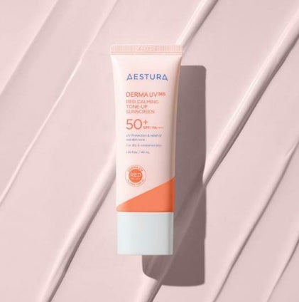 AESTURA Derma UV365 Red Calming Tone-Up Sunscreen 40ml from Korea