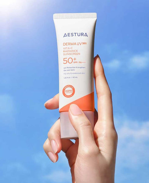 AESTURA Derma UV 365 Vita-C Radiance Sunscreen 40ml SPF 50+ PA++++ from Korea