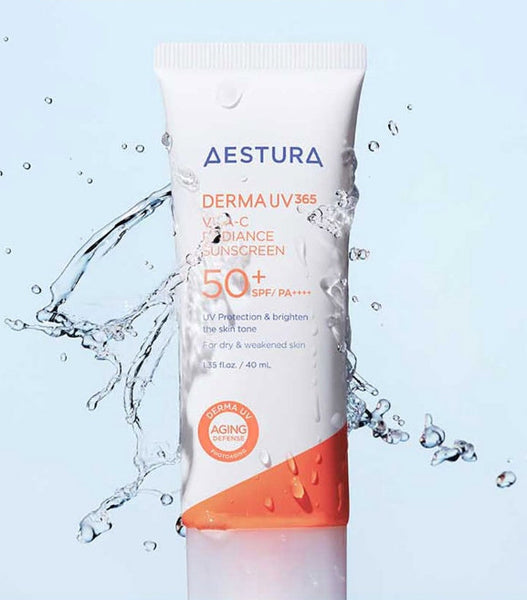 AESTURA Derma UV 365 Vita-C Radiance Sunscreen 40ml SPF 50+ PA++++ from Korea