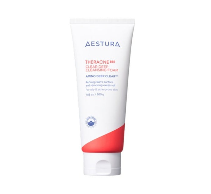 AESTURA THERACNE 365 Clear Deep Cleansing Foam 200g from Korea by AESTURA