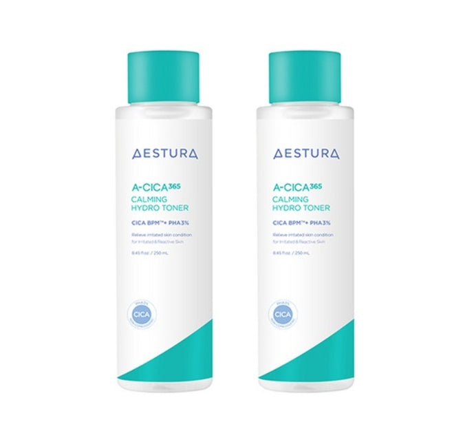 2 x AESTURA A-Cica 365 Calming Hydro Toner 250ml from Korea