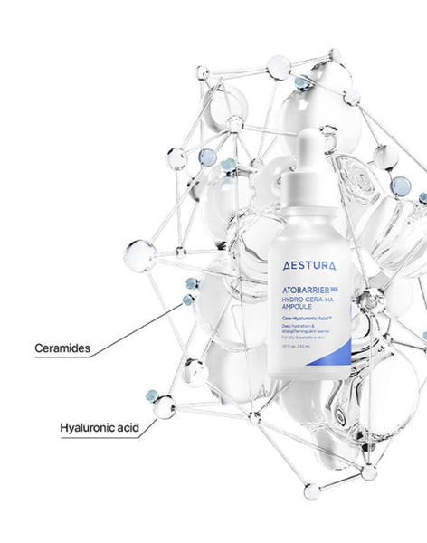 AESTURA Atobarrier 365 Hydro Cera-Ha Ampoule 30ml from Korea