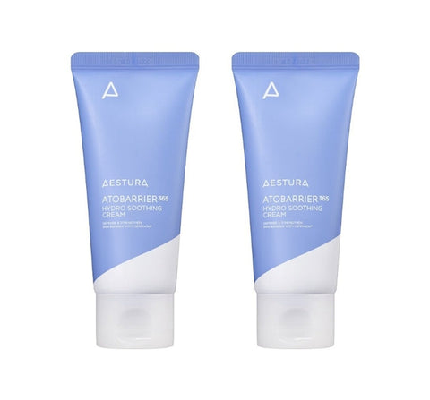 2 x AESTURA Atobarrier 365 Hydro Soothing Cream 60ml from Korea