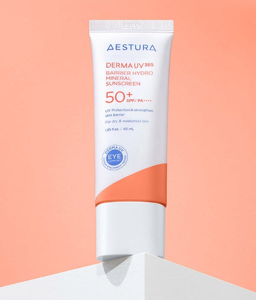 2 x AESTURA Derma UV365 Barrier Hydro Mineral Sunscreen 40ml SPF 50+ PA++++ from Korea