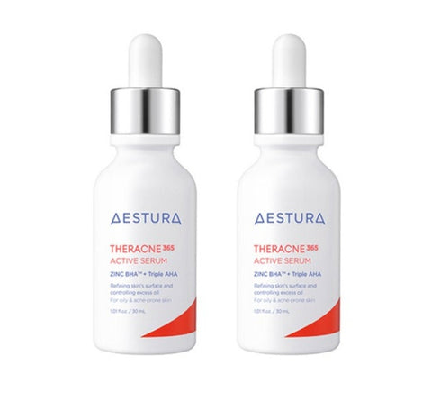 2 x AESTURA Theracne 365 Active Serum 30ml from Korea