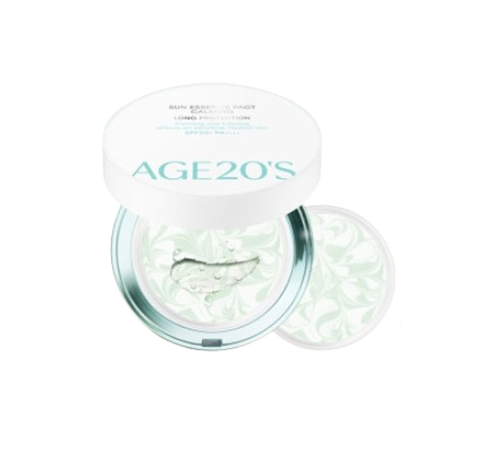 AGE 20's Sun Essence Pact Calming Long Protection Pack (2 Items), SPF50+ PA++++ from Korea