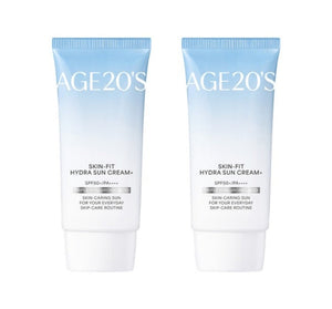 2 x AGE 20's Skin Fit Hydra Sun Cream 50ml SPF50+ PA++++ from Korea