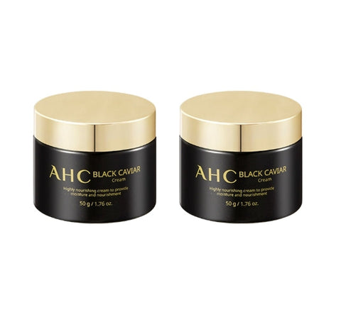 2 x AHC Black Caviar Cream 50g from Korea