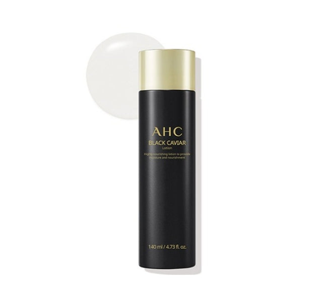 AHC Black Caviar Lotion 140ml from Korea