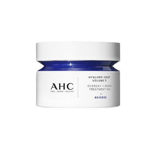 AHC Hyaluro-Deep Volume 5 Overday+Night Treatment Gel 50ml from Korea