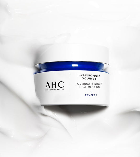 2 x AHC Hyaluro-Deep Volume 5 Overday+Night Treatment Gel 50ml from Korea