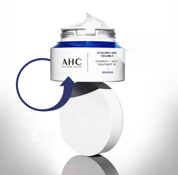 AHC Hyaluro-Deep Volume 5 Overday+Night Treatment Gel 50ml from Korea