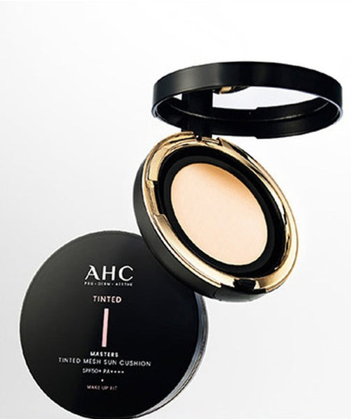 AHC Masters Tinted Mesh Sun Cushion (Natural Beige) 15g SPF 50+ PA++++ from Korea
