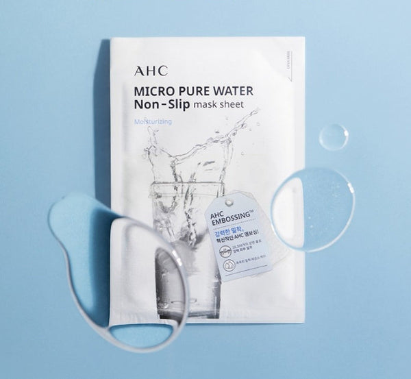 10 x AHC Micro Pure Water Non-Slip Mask Sheet 33ml from Korea