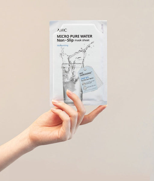 10 x AHC Micro Pure Water Non-Slip Mask Sheet 33ml from Korea