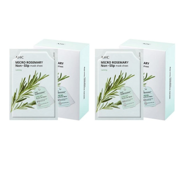 20 x AHC Micro Rosemary Non-Slip Mask Sheet from Korea by AHC