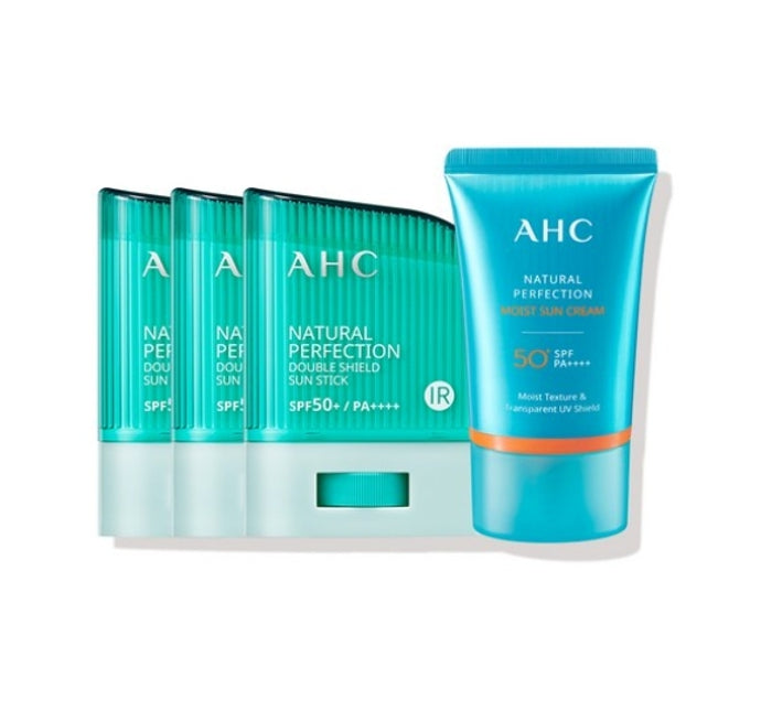 AHC Natural Perfection Sun Care Special Set (4 Items) from Korea