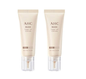 2 x AHC Nude Tone Up Cream 40ml SPF50+ PA++++ from Korea