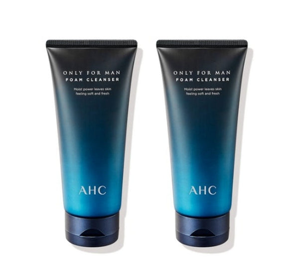 2 x [MEN] AHC Only for Men Foam Cleanser 140ml from Korea