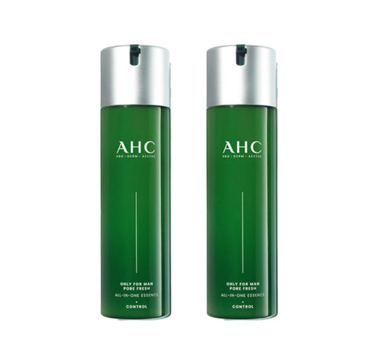 2 x [MEN] AHC Only for Men Pore Fresh All in One Essence 200ml from Korea