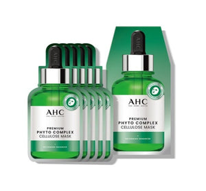 5 x AHC Premium Phyto Complex Cellulose Mask from Korea