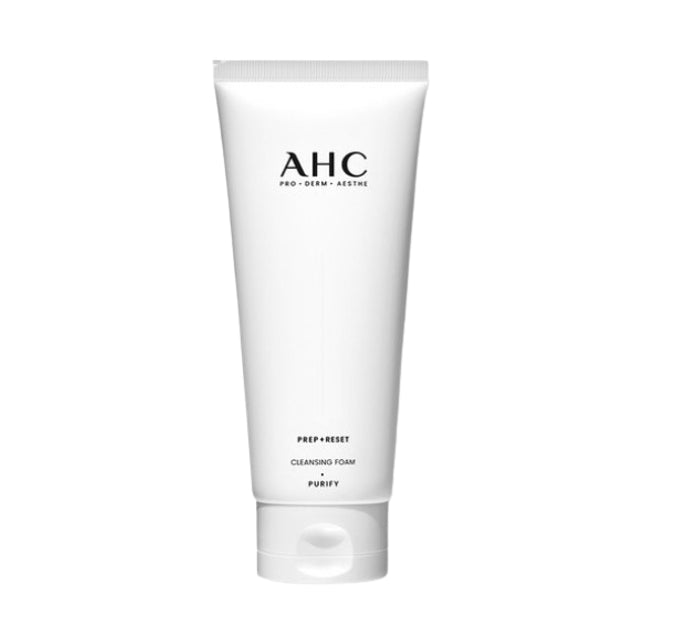 AHC Prep + Reset Cleansing Foam 150ml from Korea