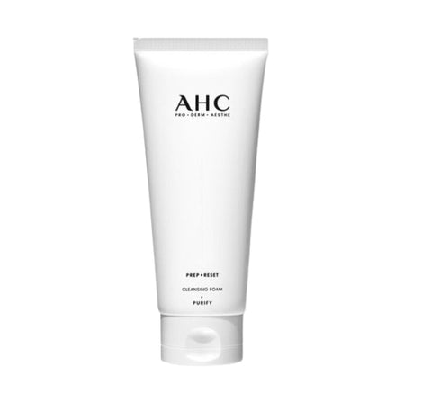 AHC Prep + Reset Cleansing Foam 150ml from Korea