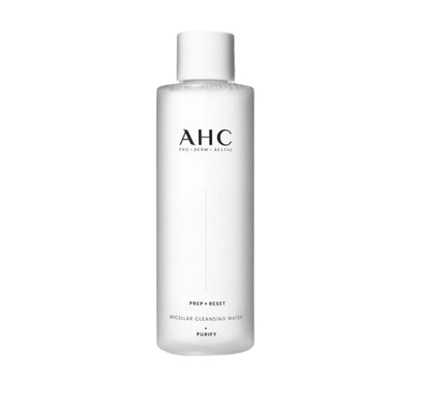 AHC Prep + Reset Cleansing Water 255ml from Korea