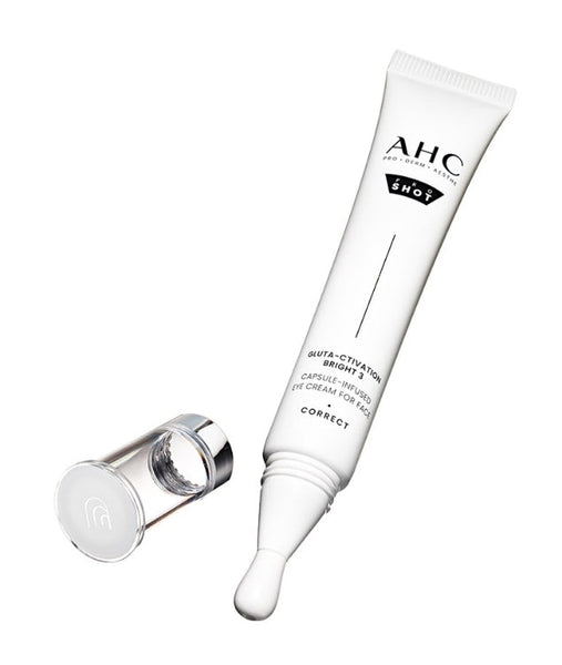 AHC Pro Shot Gluta-Activation Bright 3 Capsule-Infused Eye Cream for Face 30ml from Korea