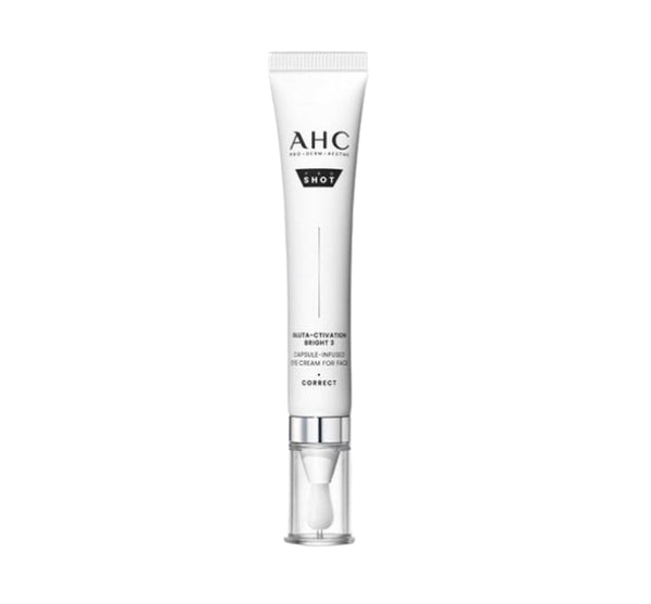 AHC Pro Shot Gluta-Activation Bright 3 Capsule-Infused Eye Cream for Face 30ml from Korea