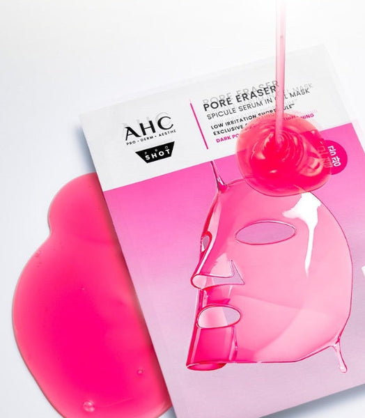 5 x AHC Pro Shot Pore Eraser Spicule Serum In Gel Mask from Korea
