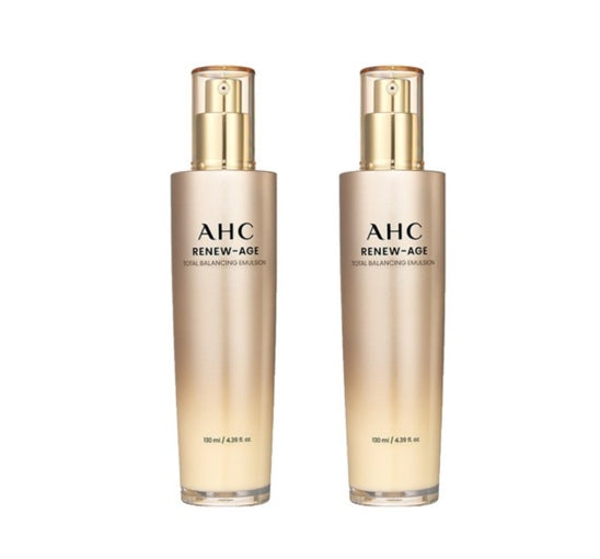 2 x AHC Renew-Age Total Balancing Emulsion 130ml from Korea