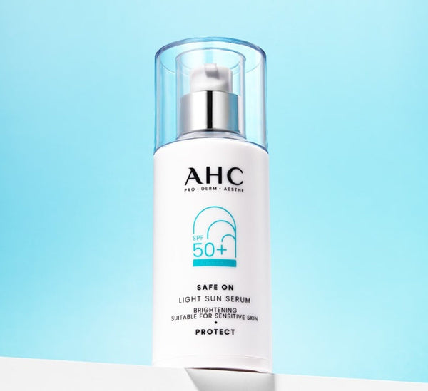 2 x AHC Safe On Light Sun Serum 40ml, SPF50+ PA++++ from Korea_updated in 2024