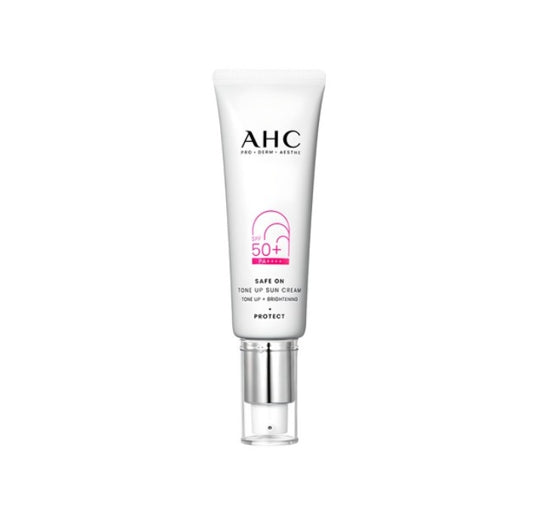 AHC Safe On Tone Up Sun Cream 50ml, SPF50+ PA ++++ from Korea