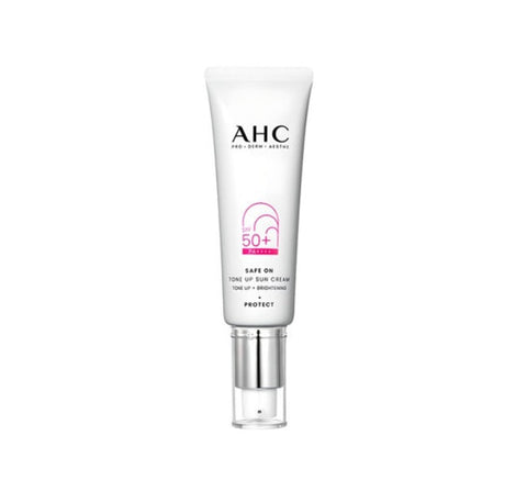 AHC Safe On Tone Up Sun Cream 50ml, SPF50+ PA ++++ from Korea