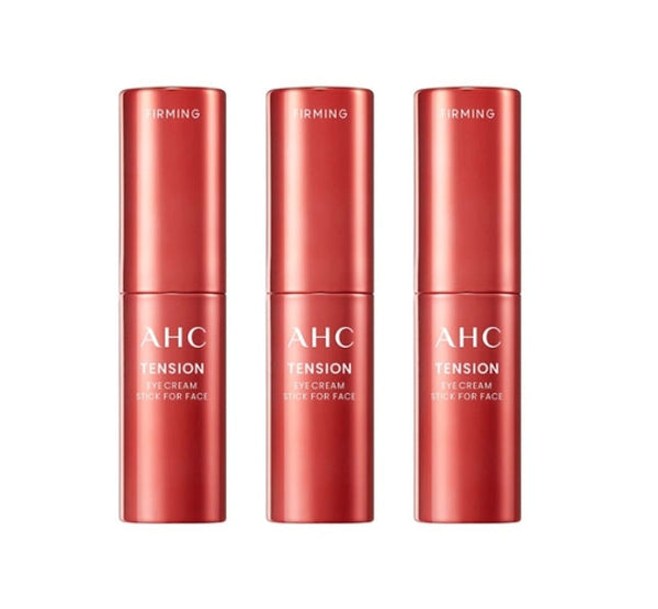 3 x AHC Tension Eye Cream Stick for Face 10g from Korea