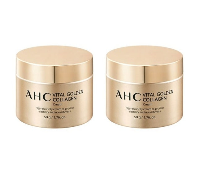 2 x AHC Vital Golden Collagen Cream 50g from Korea