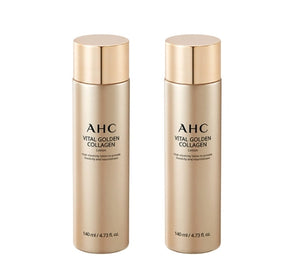 2 x AHC Vital Golden Collagen Lotion 140ml from Korea