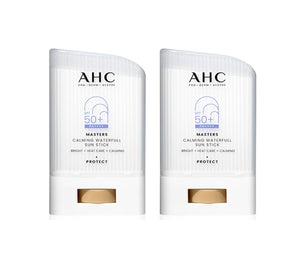 2 x AHC Masters Calming Waterfull Sun Stick SPF50+ PA++++ 22g from Korea