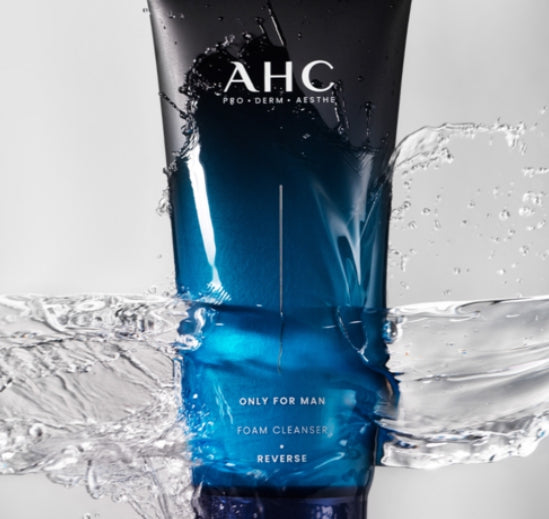 2 x [MEN] AHC Only for Men Foam Cleanser 140ml from Korea by AHC