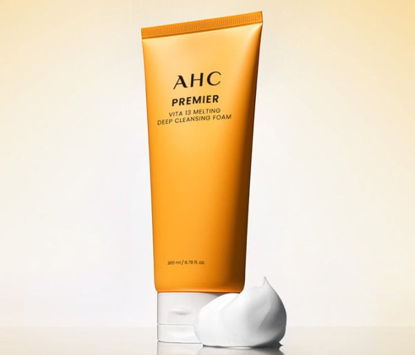 2 x AHC Premier Vita 13 Melting Deep Cleansing Foam 200ml from Korea