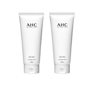 2 x AHC Prep Reset Cleansing Foam 150ml from Korea