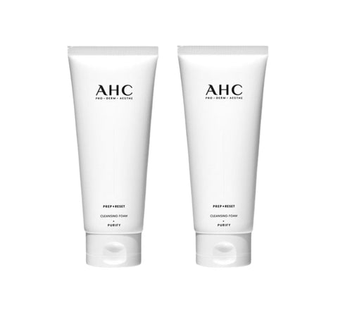 2 x AHC Prep Reset Cleansing Foam 150ml from Korea