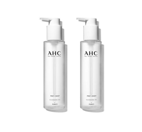 2 x AHC Prep + Reset Cleansing Oil 125ml from Korea