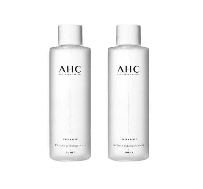 2 x AHC Prep + Reset Cleansing Water 255ml from Korea by AHC