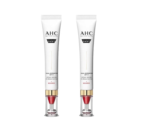 2 x AHC Pro Shot Colla-Juvenation Lift 4 Capsule-Infused Eye Cream for Face 30ml from Korea