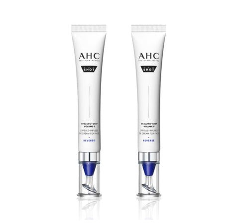 2 x AHC Pro Shot Hyaluro-Deep Volume 5 Capsule-Infused Eye Cream for Face 30ml from Korea