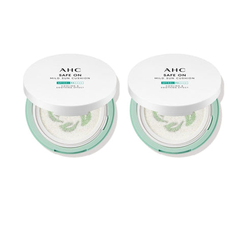 2 x AHC Save On Mild Sun Cushion SPF 50+ PA++++ 25g from Korea