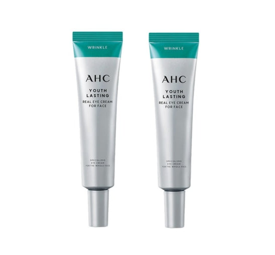 2 x AHC Youth Lasting Real Eye Cream For Face 35ml from Korea