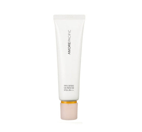 AMOREPACIFIC Triple Defense Sun Protector SPF 50+ for broad-spectrum UV protection and environmental defense